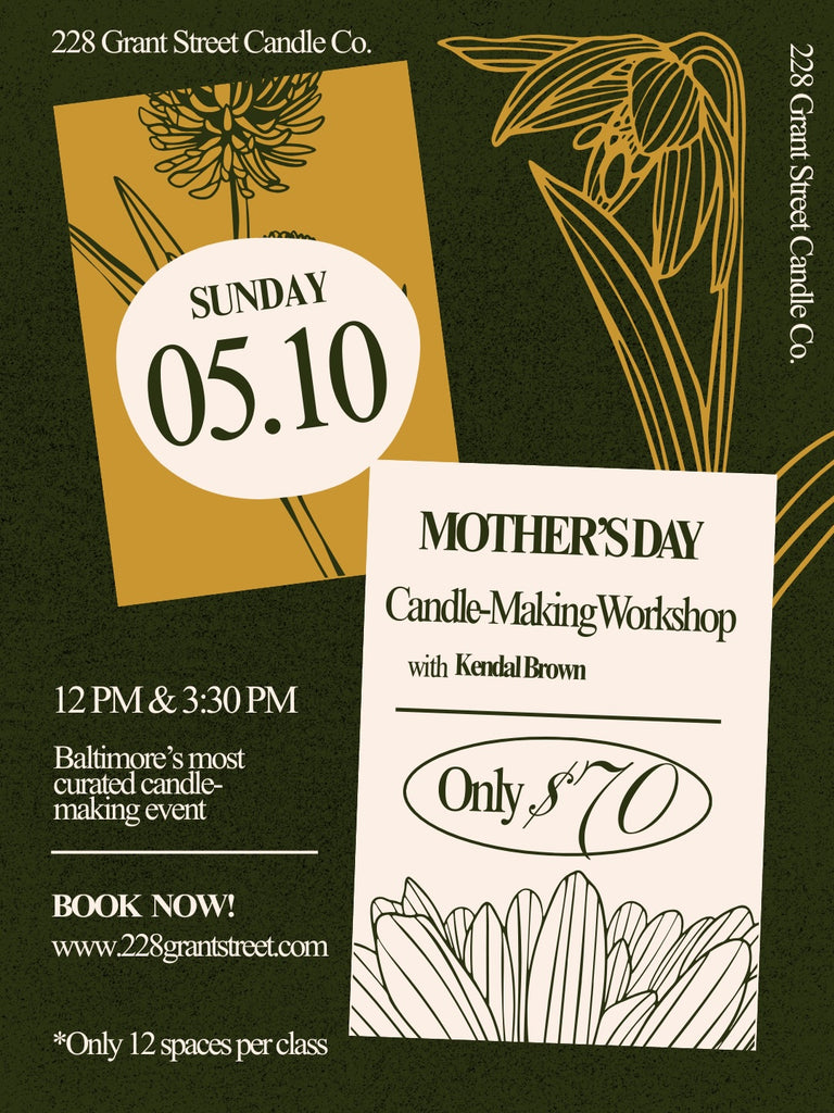 Mother's Day Candle-Making Workshop (Sun, May 10, 3:30 - 5:30 PM)