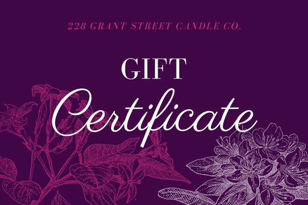 228 Grant Street Candle Co. eGift Card