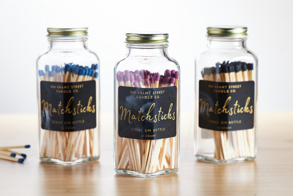 228 Grant Street Candle Co. Long Matches